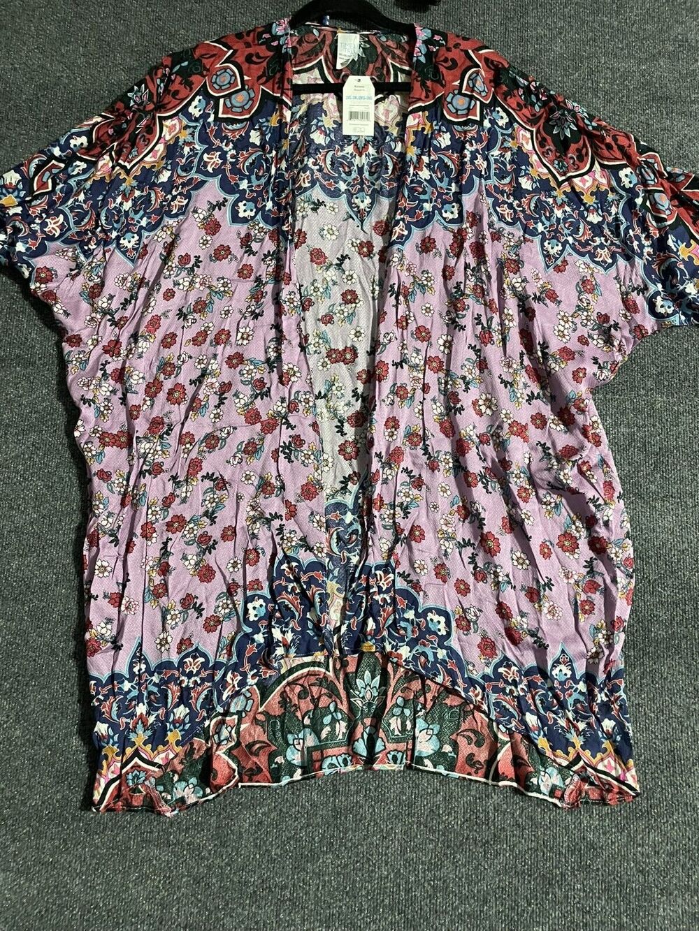 Time and Tru Kimono Women's 2XL Relaxed Fit